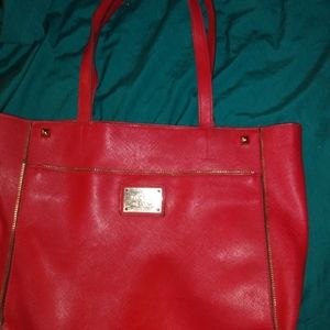 Nicole Miller Large red tote
